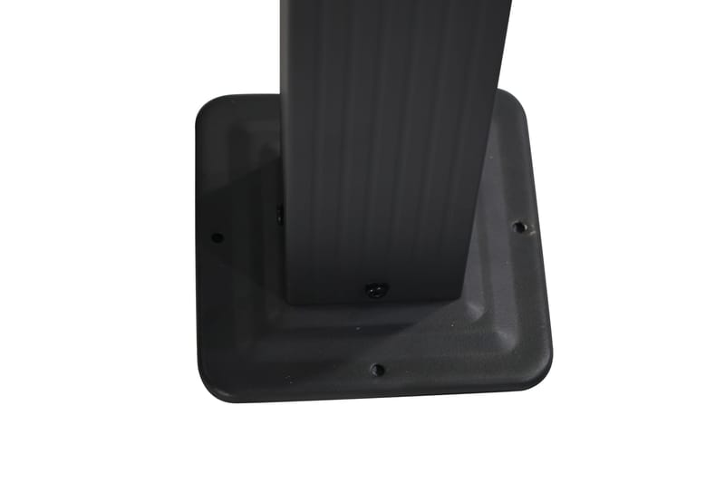 Porto suuri pergola 4x3 m alumiinia, katto - Tummanharmaa - Piha & ulkoaltaat - Grillaus - Grillitarvikkeet - Grilliteltta