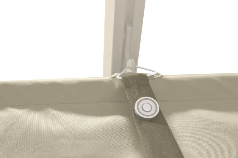 Porto suuri pergola 4x3 m alumiinia, katto - Beige - Piha & ulkoaltaat - Grillaus - Grillitarvikkeet - Grilliteltta