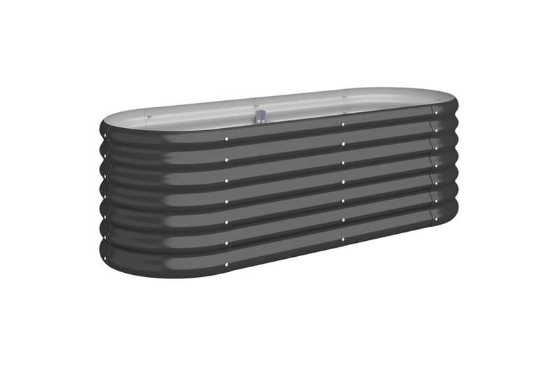 Puutarhakukkalaatikko jauhemaalattu teräs 114x40x36 cm antra - Antrasiitti - Piha & ulkoaltaat - Viljely & puutarhanhoito - Kasvatus - Kukkaruukku & Istutusastia - Kukkalaatikko