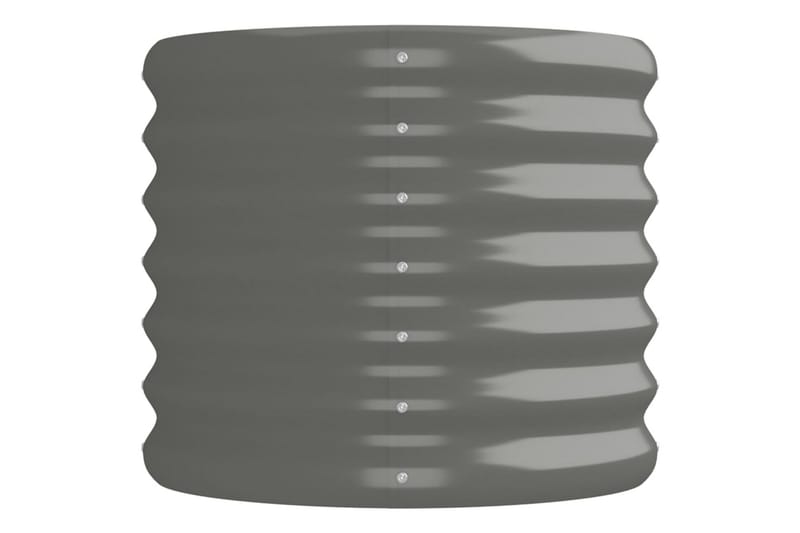 Puutarhakukkalaatikko jauhemaalattu teräs 152x40x36 cm harma - Harmaa - Piha & ulkoaltaat - Viljely & puutarhanhoito - Kasvatus - Kukkaruukku & Istutusastia - Kukkalaatikko
