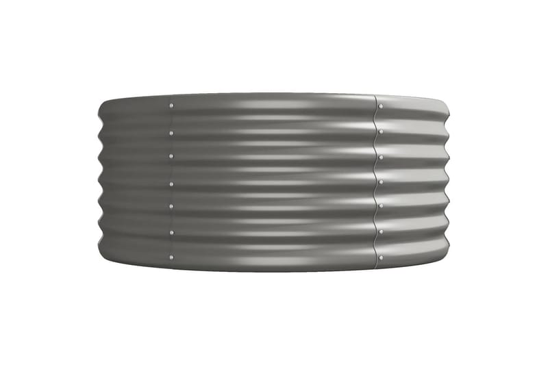 Puutarhakukkalaatikko jauhemaalattu teräs 512x80x36 cm harma - Harmaa - Piha & ulkoaltaat - Viljely & puutarhanhoito - Kasvatus - Kukkaruukku & Istutusastia - Kukkalaatikko