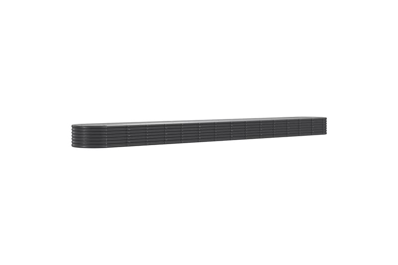 Puutarhakukkalaatikko jauhemaalattu teräs 620x80x36 cm antra - Antrasiitti - Piha & ulkoaltaat - Viljely & puutarhanhoito - Kasvatus - Kukkaruukku & Istutusastia - Kukkalaatikko