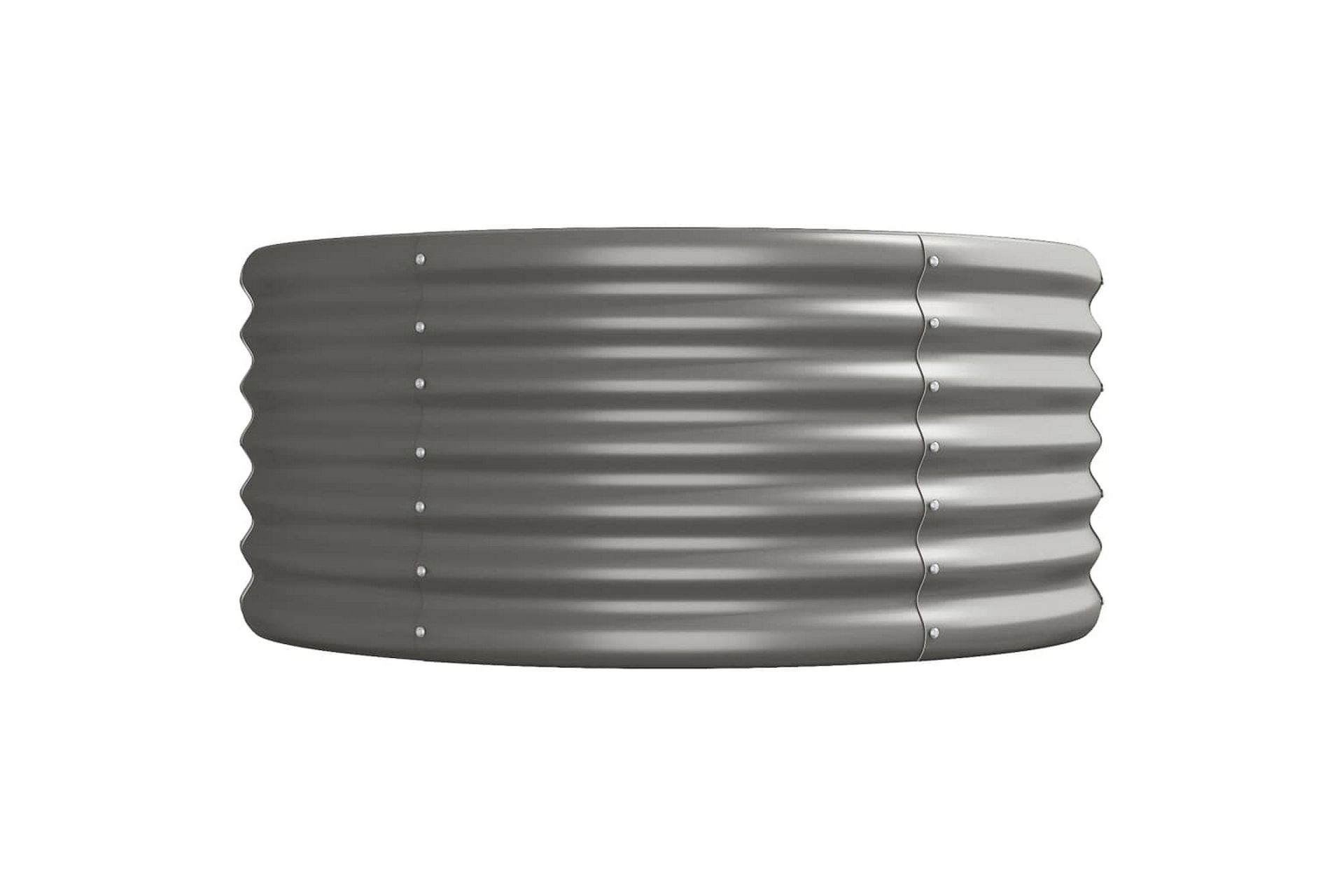 Puutarhakukkalaatikko jauhemaalattu teräs 620x80x36 cm harma - Harmaa - Piha & ulkoaltaat - Viljely & puutarhanhoito - Kasvatus - Kukkaruukku & Istutusastia - Kukkalaatikko