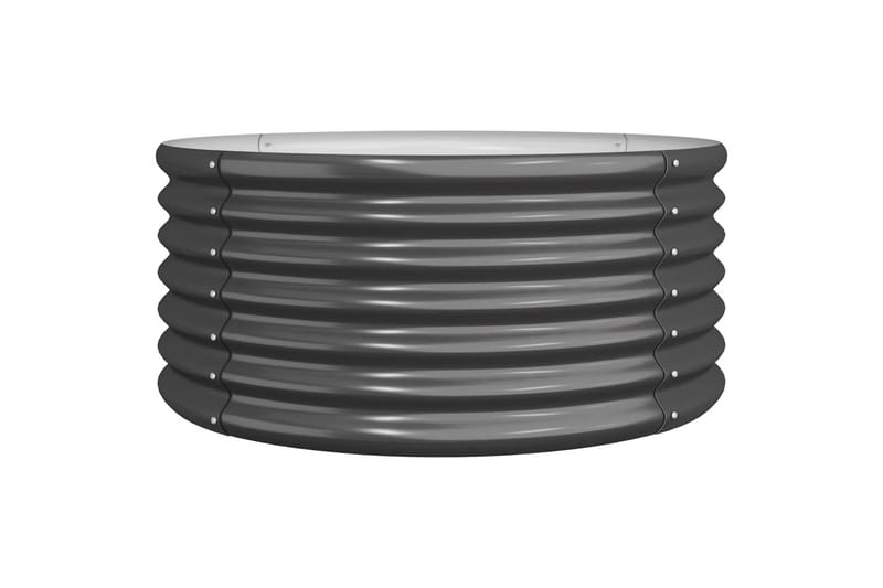 Puutarhakukkalaatikko jauhemaalattu teräs 80x80x36 cm antras - Antrasiitti - Piha & ulkoaltaat - Viljely & puutarhanhoito - Kasvatus - Kukkaruukku & Istutusastia - Kukkalaatikko