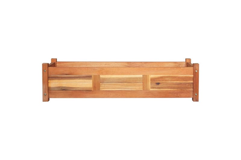 Puutarhan korotetut kukkalaatikot 2 kpl 100x30x25 cm - Ruskea - Piha & ulkoaltaat - Viljely & puutarhanhoito - Kasvatus - Kukkaruukku & Istutusastia - Kukkalaatikko