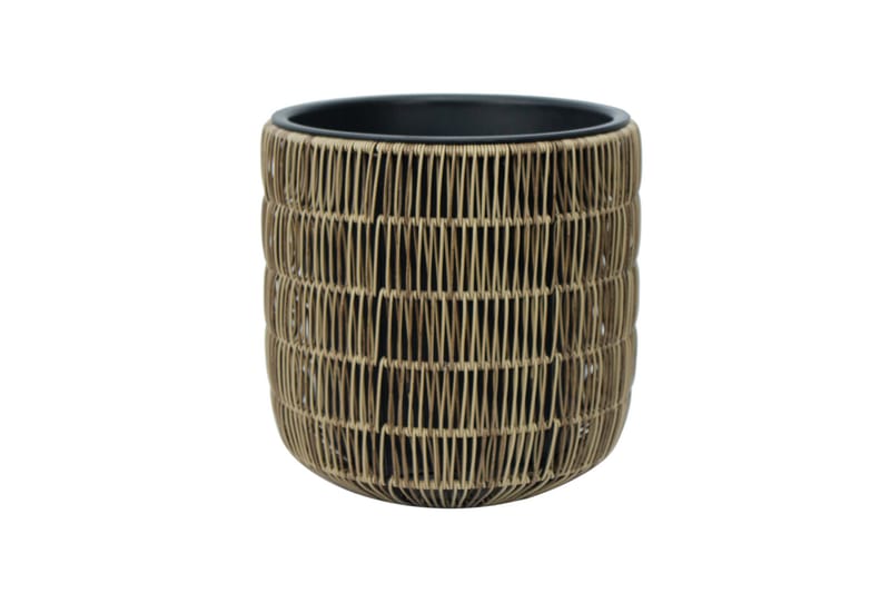 Kukkaruukku Wicker D35xH36 cm Vaaleanruskea, undefined