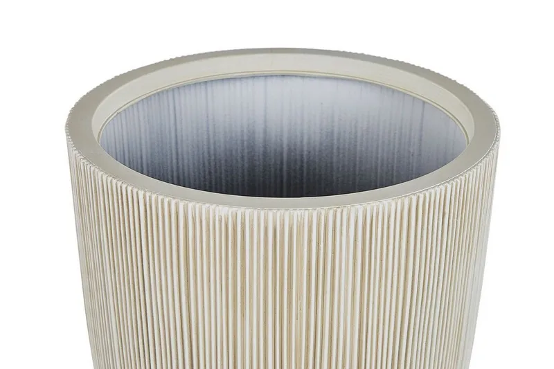 Ruukku 44 x 44 x 48 cm beige CHIOS - Beige - Piha & ulkoaltaat - Viljely & puutarhanhoito - Kasvatus - Kukkaruukku & Istutusastia - Suuret kukkaruukut