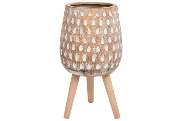 Trädgårdskruka Asclepias Brown||Light colored wood||White - Piha & ulkoaltaat - Viljely & puutarhanhoito - Kasvatus - Kukkaruukku & Istutusastia - Suuret kukkaruukut