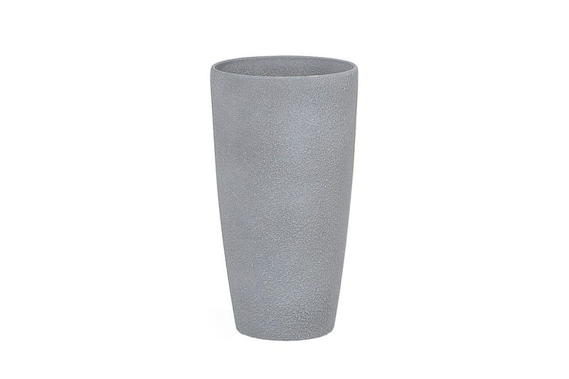 Trädgårdskruka Beliani Abdera set om 2 Grå, 23x23x42 cm Grey - Piha & ulkoaltaat - Viljely & puutarhanhoito - Kasvatus - Kukkaruukku & Istutusastia - Suuret kukkaruukut