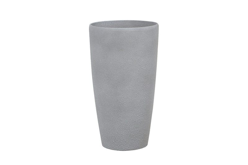 Trädgårdskruka Beliani Abdera set om 2 Grå, 31x31x58 cm Grey - Piha & ulkoaltaat - Viljely & puutarhanhoito - Kasvatus - Kukkaruukku & Istutusastia - Suuret kukkaruukut