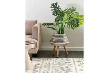 Trädgårdskruka Beliani Athaea Beige||Grey||Light colored wood - Piha & ulkoaltaat - Viljely & puutarhanhoito - Kasvatus - Kukkaruukku & Istutusastia - Suuret kukkaruukut