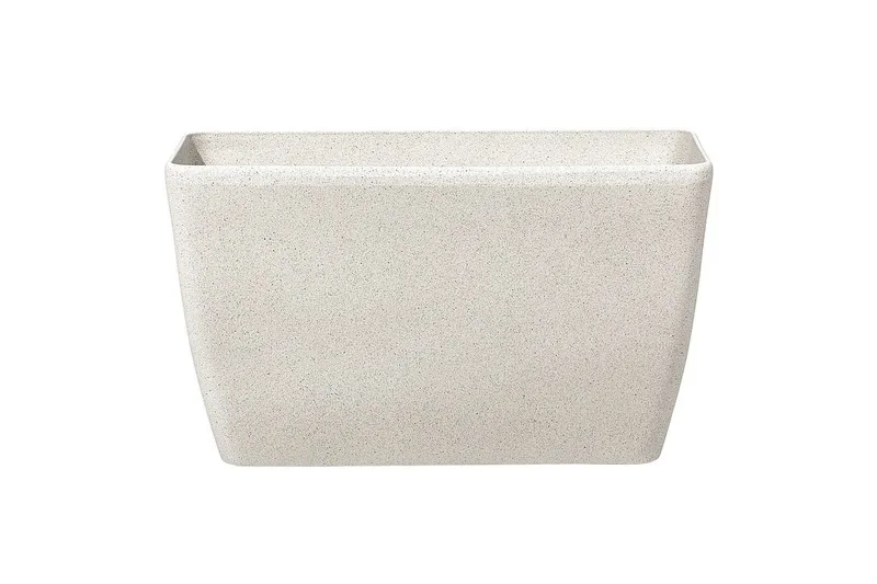 Trädgårdskruka Beliani Baris set om 2 Beige, 74x32x45 cm Beige - Piha & ulkoaltaat - Viljely & puutarhanhoito - Kasvatus - Kukkaruukku & Istutusastia - Suuret kukkaruukut
