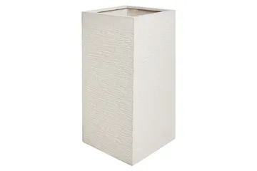 Trädgårdskruka Beliani Dion Beige, 33x33x70 cm Beige - Piha & ulkoaltaat - Viljely & puutarhanhoito - Kasvatus - Kukkaruukku & Istutusastia - Suuret kukkaruukut