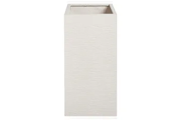 Trädgårdskruka Beliani Dion Beige, 33x33x70 cm Beige - Piha & ulkoaltaat - Viljely & puutarhanhoito - Kasvatus - Kukkaruukku & Istutusastia - Suuret kukkaruukut