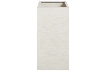 Trädgårdskruka Beliani Dion Beige, 40x40x77 cm Beige - Piha & ulkoaltaat - Viljely & puutarhanhoito - Kasvatus - Kukkaruukku & Istutusastia - Suuret kukkaruukut