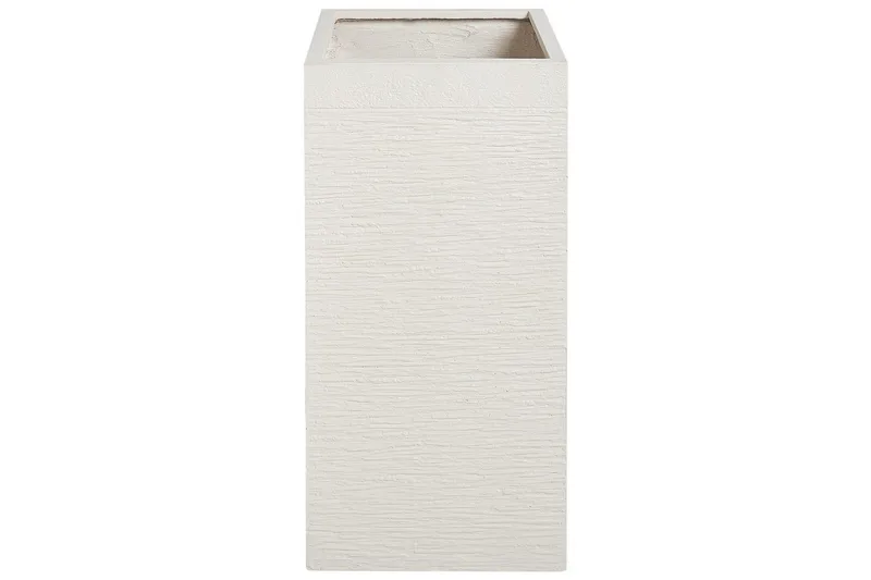 Trädgårdskruka Beliani Dion Beige, 40x40x77 cm Beige