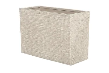 Trädgårdskruka Beliani Edessa Beige, 80x34x56 cm Beige 80x34x56 cm - Piha & ulkoaltaat - Viljely & puutarhanhoito - Kasvatus - Kukkaruukku & Istutusastia - Suuret kukkaruukut