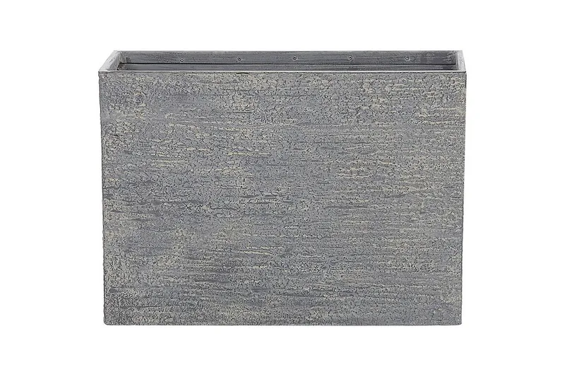 Trädgårdskruka Beliani Edessa Beige, 80x34x56 cm Grey 80x34x56 cm