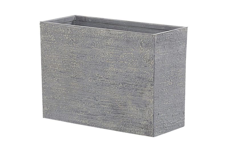 Trädgårdskruka Beliani Edessa Beige, 80x34x56 cm Grey 80x34x56 cm - Piha & ulkoaltaat - Viljely & puutarhanhoito - Kasvatus - Kukkaruukku & Istutusastia - Suuret kukkaruukut