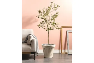 Trädgårdskruka Beliani Maize Beige Beige - Piha & ulkoaltaat - Viljely & puutarhanhoito - Kasvatus - Kukkaruukku & Istutusastia - Suuret kukkaruukut
