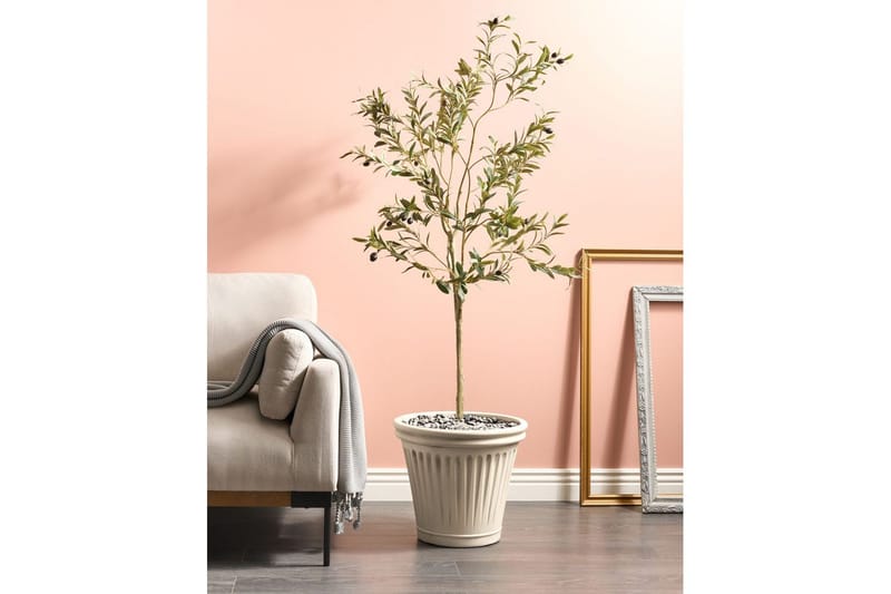 Trädgårdskruka Beliani Maize Beige Beige - Piha & ulkoaltaat - Viljely & puutarhanhoito - Kasvatus - Kukkaruukku & Istutusastia - Suuret kukkaruukut