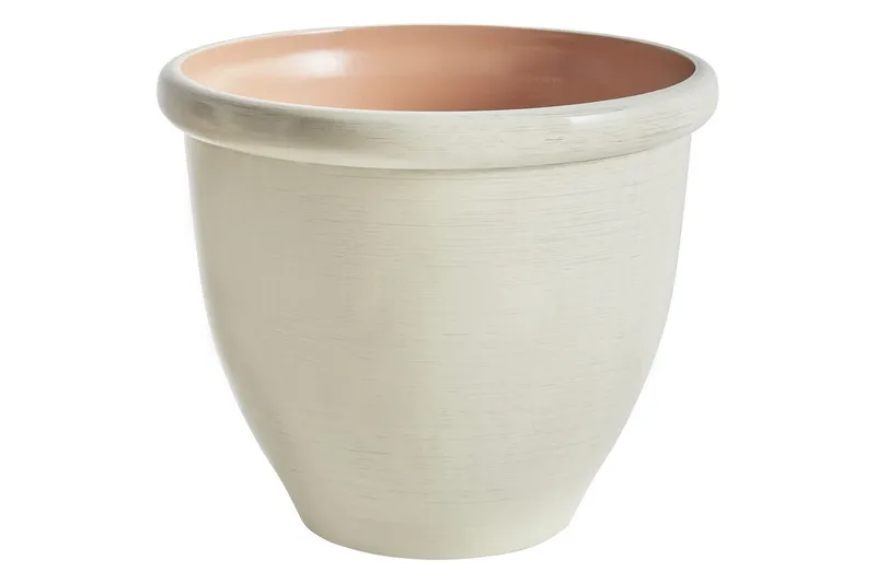 Trädgårdskruka Beliani Tesalia Beige Beige