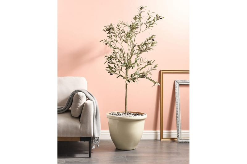Trädgårdskruka Beliani Tesalia Beige Beige - Piha & ulkoaltaat - Viljely & puutarhanhoito - Kasvatus - Kukkaruukku & Istutusastia - Suuret kukkaruukut