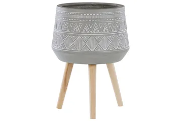 Trädgårdskruka Malaki Grey||White||Light colored wood - Piha & ulkoaltaat - Viljely & puutarhanhoito - Kasvatus - Kukkaruukku & Istutusastia - Suuret kukkaruukut
