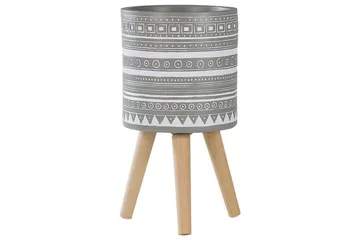 Trädgårdskruka Nausa Grey||White||Light colored wood - Piha & ulkoaltaat - Viljely & puutarhanhoito - Kasvatus - Kukkaruukku & Istutusastia - Suuret kukkaruukut