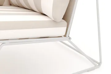 Usteryd Kulmamoduuli Ulkokäyttöön - Beige/Raidallinen - Puutarhakalusteet - Tarvikkeet ulos - Tee se itse-moduulit - Kulmamoduuli ulkosohva