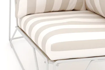 Usteryd Kulmamoduuli Ulkokäyttöön - Beige/Raidallinen - Puutarhakalusteet - Tarvikkeet ulos - Tee se itse-moduulit - Kulmamoduuli ulkosohva