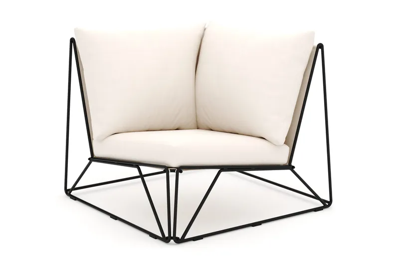 Usteryd Kulmamoduuli Ulkokäyttöön, Musta/Beige