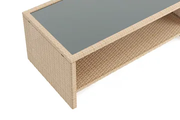 Wisconsin ulkopöytä - Beige - Puutarhakalusteet - Terassipöydät - Sohvapöytä ulos & loungepöytä