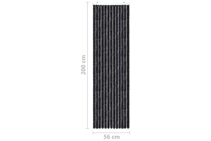 Hyönteisverho antrasiitti 56x200 cm Chenille - Antrasiitti - Piha & ulkoaltaat - Viljely & puutarhanhoito - Kasvatus - Tuholaisten torjunta - Hyttyssuoja