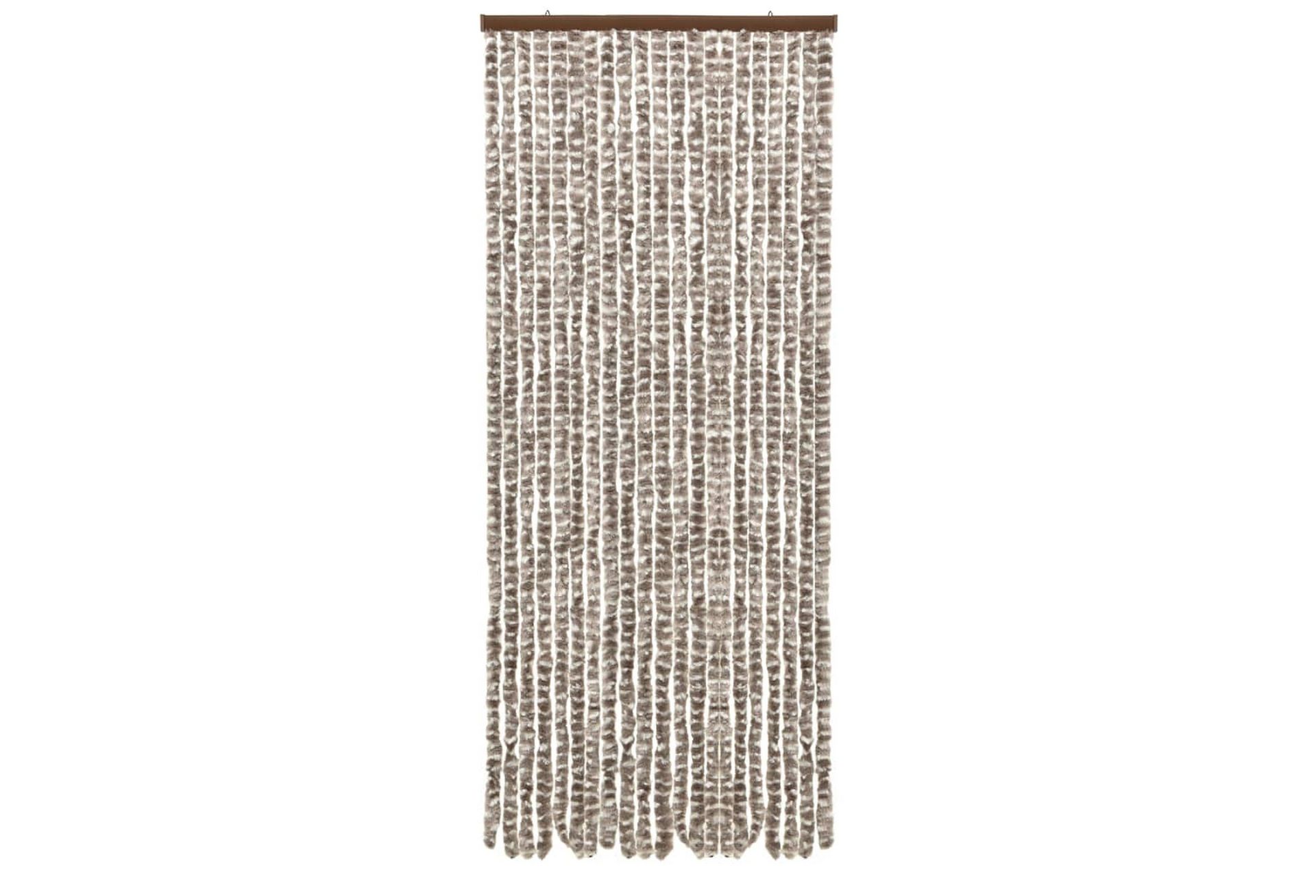 Hyönteisverho harmaanruskea ja valkoinen 56x185 cm Chenille - Taupe - Piha & ulkoaltaat - Viljely & puutarhanhoito - Kasvatus - Tuholaisten torjunta - Hyttyssuoja