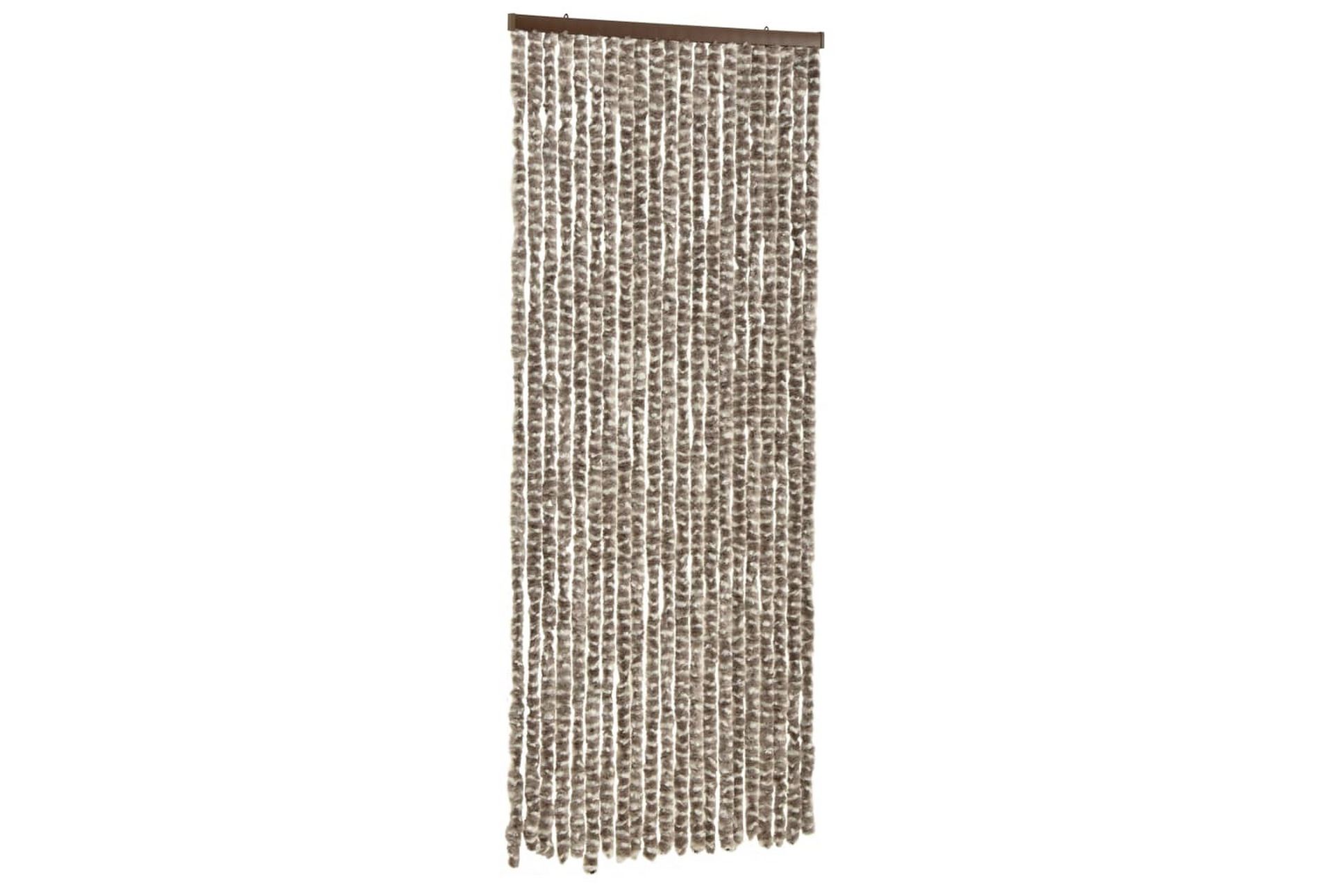 Hyönteisverho harmaanruskea ja valkoinen 56x185 cm Chenille - Taupe - Piha & ulkoaltaat - Viljely & puutarhanhoito - Kasvatus - Tuholaisten torjunta - Hyttyssuoja