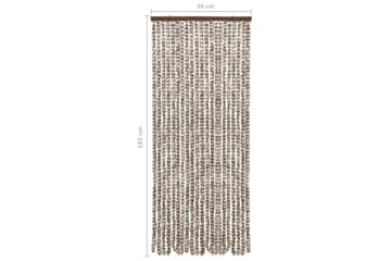 Hyönteisverho harmaanruskea ja valkoinen 56x185 cm Chenille - Taupe - Piha & ulkoaltaat - Viljely & puutarhanhoito - Kasvatus - Tuholaisten torjunta - Hyttyssuoja
