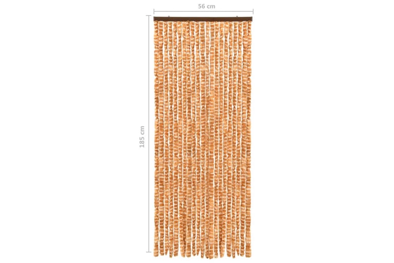 Hyönteisverho okra ja valkoinen 56x185 cm Chenille - Keltainen - Piha & ulkoaltaat - Viljely & puutarhanhoito - Kasvatus - Tuholaisten torjunta - Hyttyssuoja