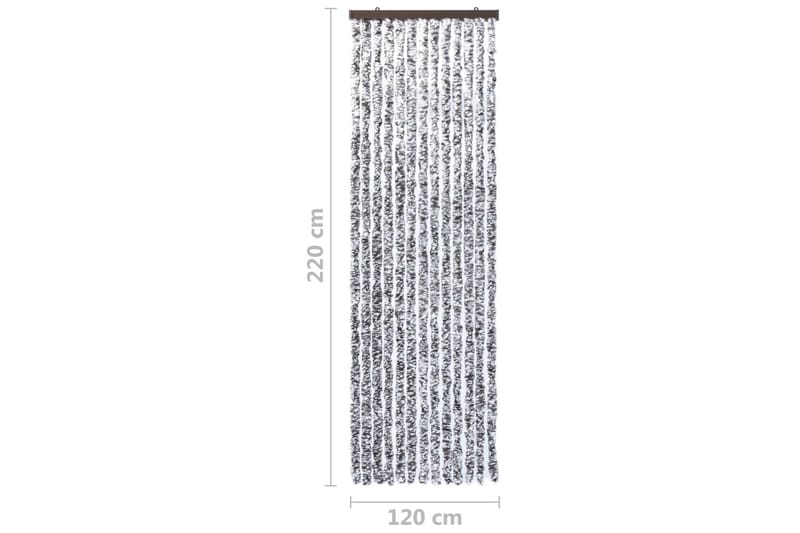 Hyönteisverho ruskea ja beige 120x220 cm Chenille - Ruskea - Piha & ulkoaltaat - Viljely & puutarhanhoito - Kasvatus - Tuholaisten torjunta - Hyttyssuoja