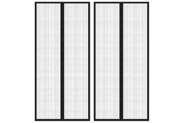 Hyönteisverhot oveen 2 kpl magneettikiinnitys musta 210x90cm - Musta - Piha & ulkoaltaat - Viljely & puutarhanhoito - Kasvatus - Tuholaisten torjunta - Hyttyssuoja