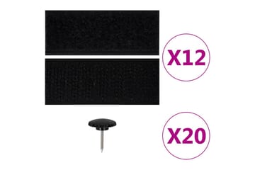 Hyönteisverhot oveen 2 kpl magneettikiinnitys musta 210x90cm - Musta - Piha & ulkoaltaat - Viljely & puutarhanhoito - Kasvatus - Tuholaisten torjunta - Hyttyssuoja