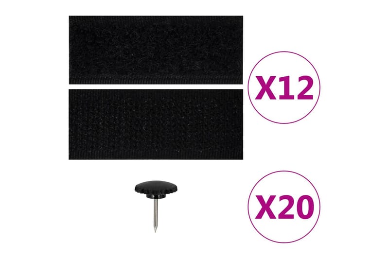 Hyönteisverhot oveen 2 kpl magneettikiinnitys musta 210x90cm - Musta - Piha & ulkoaltaat - Viljely & puutarhanhoito - Kasvatus - Tuholaisten torjunta - Hyttyssuoja