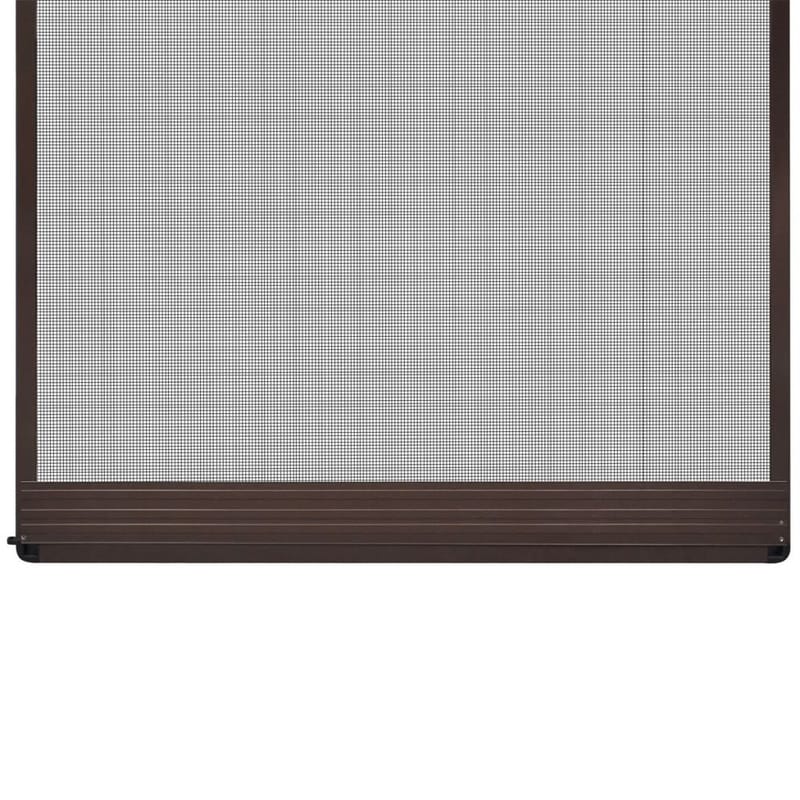 Ruskea Saranoitu Hyönteisverho Oveen 100 x 215 cm - Ruskea - Piha & ulkoaltaat - Viljely & puutarhanhoito - Kasvatus - Tuholaisten torjunta - Hyttyssuoja