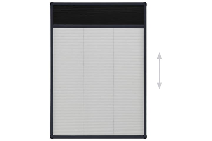 Laskostettu hyönteisverkko ikkunaan alumiini 80x160 cm - Antrasiitti - Hyttyssuoja - Hyttysverkko
 - Retkeilytarvikkeet