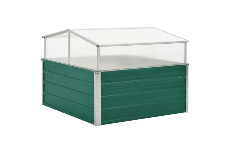 Kasvihuone 100x100x77 cm galvanoitu teräs vihreä - Vihreä - Piha & ulkoaltaat - Viljely & puutarhanhoito - Kasvihuone
 - Vapaasti seisova kasvihuone