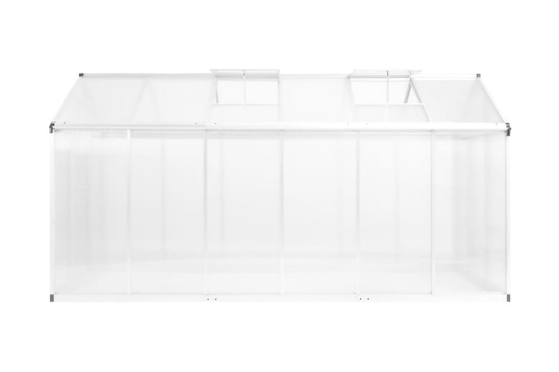 Kasvihuone alumiini 362x190x195 cm 13,41 m³ - Läpinäkyvä - Piha & ulkoaltaat - Viljely & puutarhanhoito - Kasvihuone
 - Vapaasti seisova kasvihuone