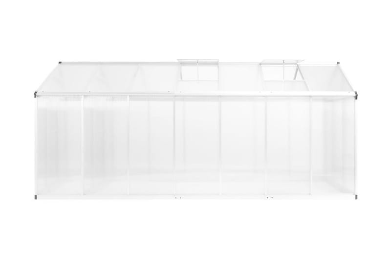 Kasvihuone alumiini 421x190x195 cm 15,6 m³ - Läpinäkyvä - Piha & ulkoaltaat - Viljely & puutarhanhoito - Kasvihuone
 - Vapaasti seisova kasvihuone