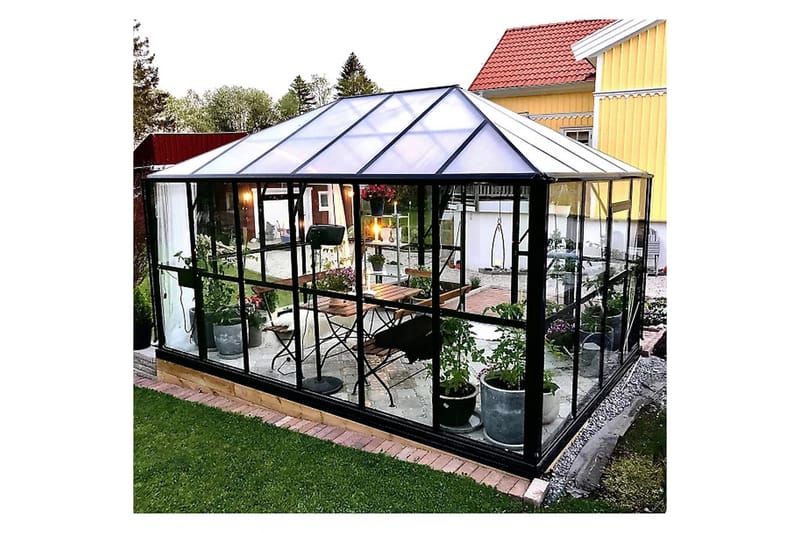 Kasvihuone Marvell 13m² - Antrasiitti - Piha & ulkoaltaat - Viljely & puutarhanhoito - Kasvihuone
 - Vapaasti seisova kasvihuone