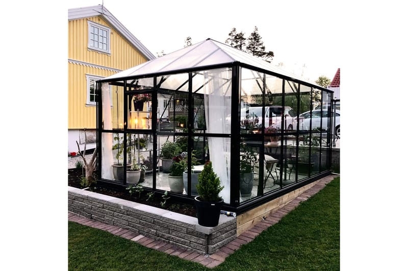 Kasvihuone Marvell 13m² - Antrasiitti - Piha & ulkoaltaat - Viljely & puutarhanhoito - Kasvihuone
 - Vapaasti seisova kasvihuone