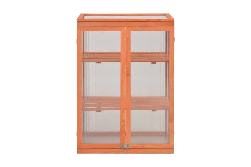 Kasvihuone puu 75 x 47 x 109 cm - Ruskea - Piha & ulkoaltaat - Viljely & puutarhanhoito - Kasvihuone
 - Vapaasti seisova kasvihuone
